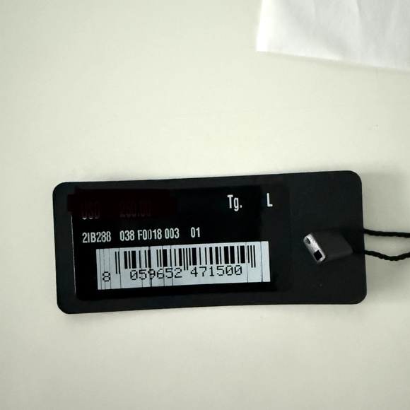 Prada 2IB288 Unisex double strand Bracelet In Brown Nappa Leather w/charm - Picture 11 of 11